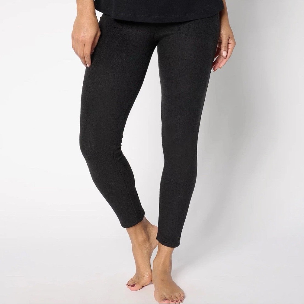 Cuddl Duds Black Women's Leggings NWOT